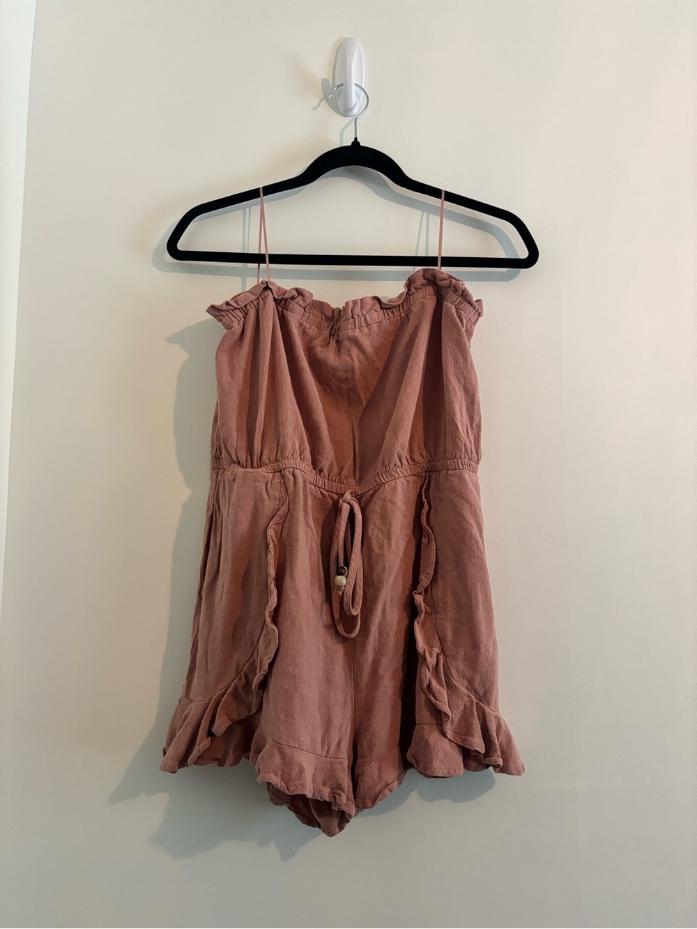 Allie Rose Romper in Dusty Rose